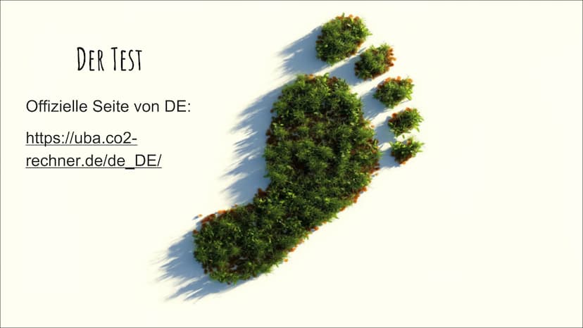 DER ÖKOLOGISCHE
FUBABDRUCK GLIEDERUNG
Definition
• Ökologischer Fußabdruck nach Wackernagel und Rees
• Wie wird der Test gemessen?
Der CO₂ -