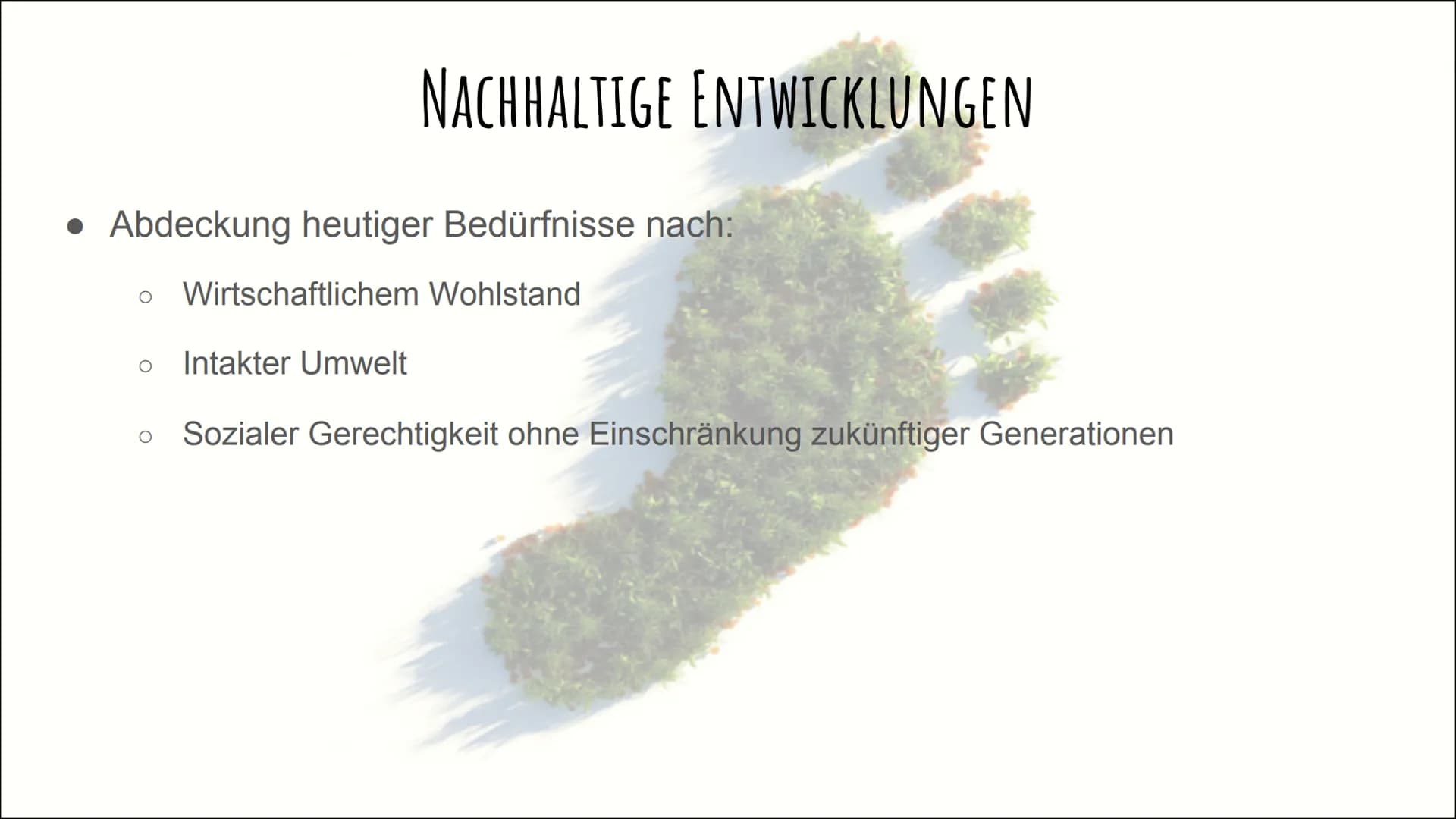 DER ÖKOLOGISCHE
FUBABDRUCK GLIEDERUNG
Definition
• Ökologischer Fußabdruck nach Wackernagel und Rees
• Wie wird der Test gemessen?
Der CO₂ -