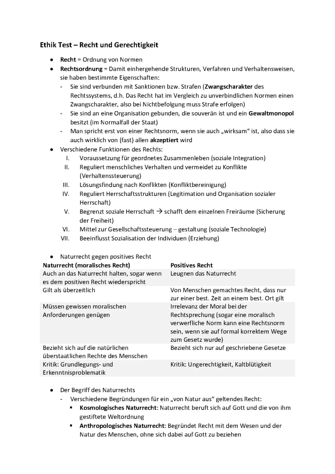Recht und Gerechtigkeit 