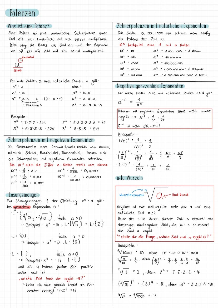 Themen
Zufallsexperimente
Baumdiagramme
-Pfadregeln
Potenzen
Pfadregeln
LS
- mit natürlichen,
ganzzahligen
und rationalen Exponenten
-n te W