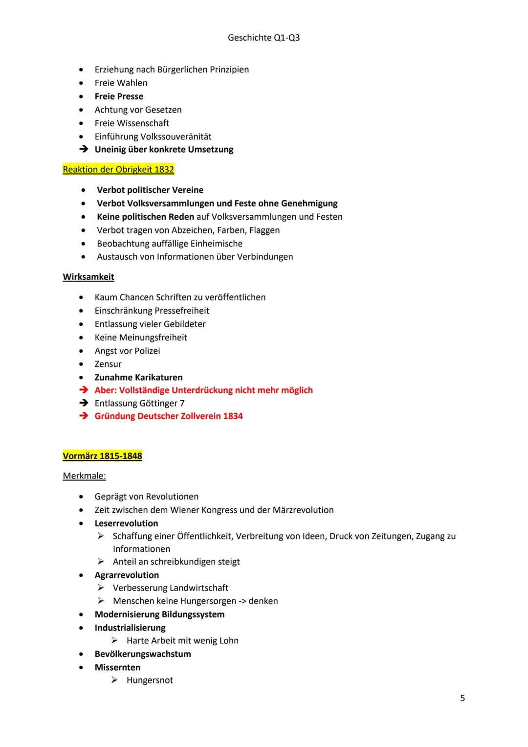 Geschichte Klausur 1 Lernzettel
Themen
●
●
●
Vorgeschichte
●
IT
●
●
Koalitionskriege 1792 bis 1809 -> Französisches Hegemoniebestreben
Bildu