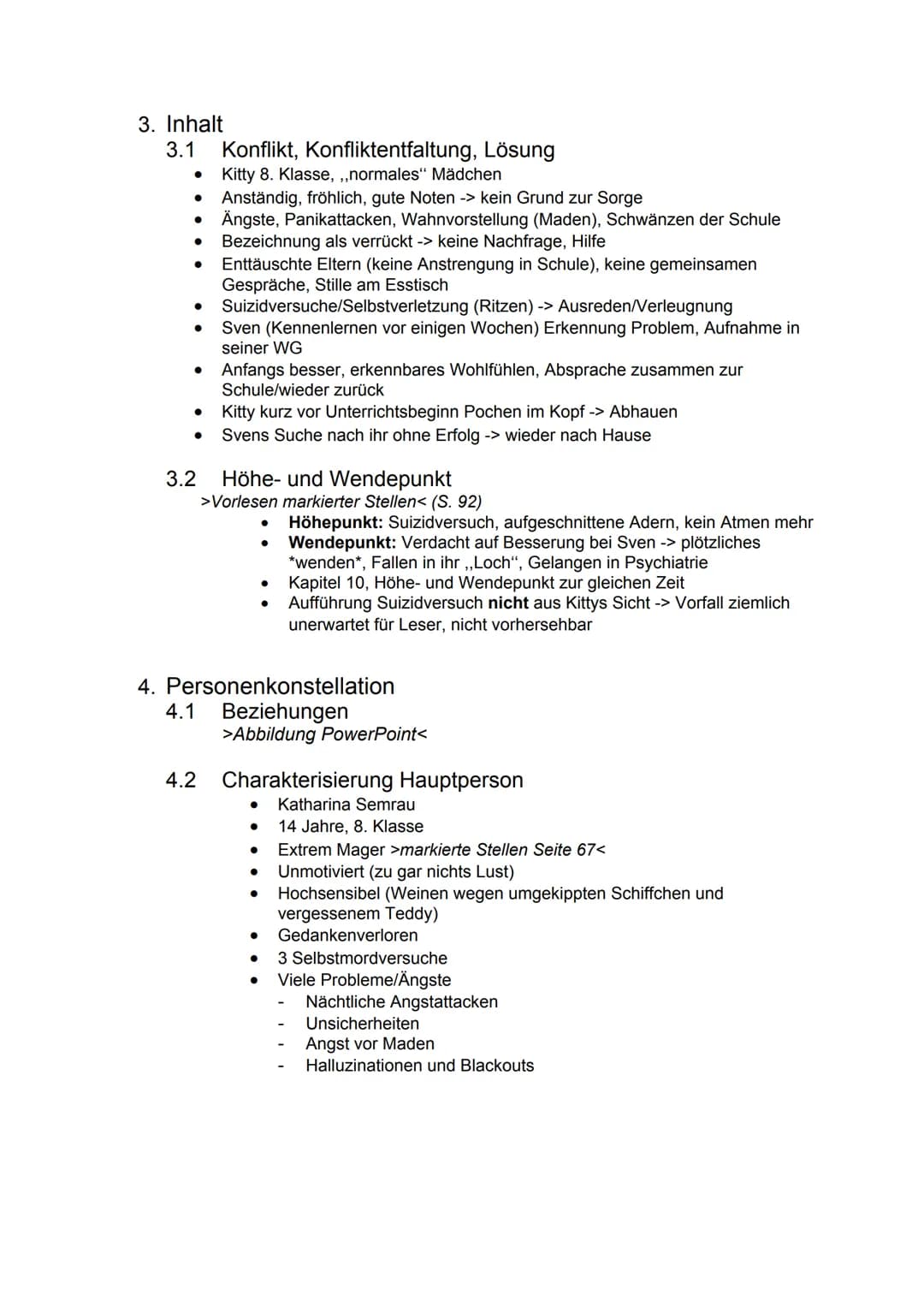 Gliederung
1. Allgemeines zum Buch
2. Brigitte Blobel
2.1 Leben
2.2 Werke
3. Inhalt
3.1 Konflikt, Konfliktentfaltung, Lösung
3.2 Höhe- und W