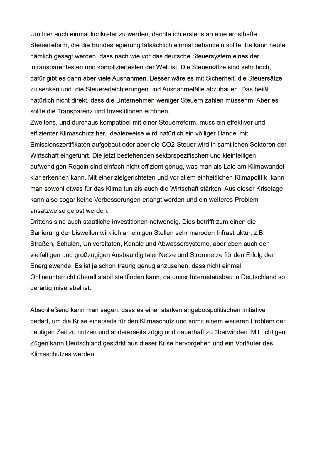 Angebots- und Nachfragepolitik
Gegenüberstellung Angebots- und Nachfragepolitik
Angebotspolitik
Grundannahme:
Märkte sind stabil. Der Staat 