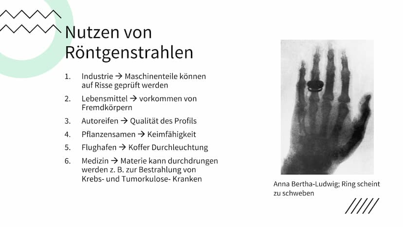 von: Lea Rubin & Lisa Sobiech
Kurzreferat
.
Entdeckung der
Röntgenstrahlung
BRODER
Röntgenstrahlen sind
Lichtstrahlen aber mit sehr
kurzer W