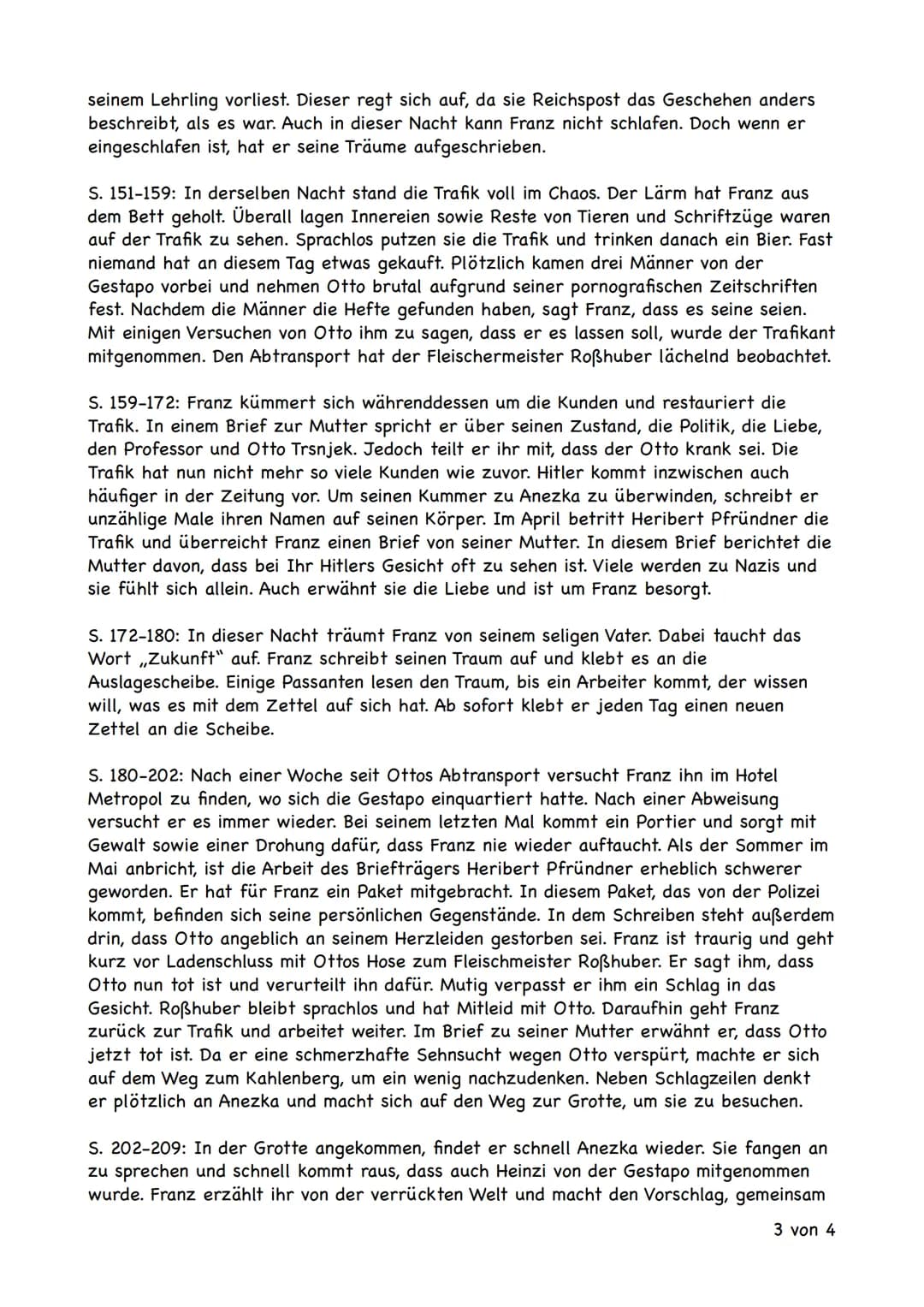Der Trafikant - Robert Seethaler
Vorwort: Die folgende Zusammenfassung beruht auf die wichtigsten Inhalte des Buches.
Neben einigen, jedoch 