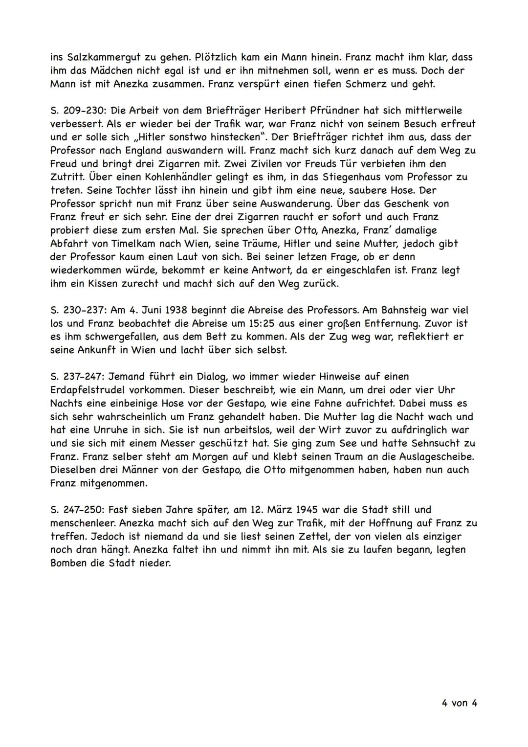 Der Trafikant - Robert Seethaler
Vorwort: Die folgende Zusammenfassung beruht auf die wichtigsten Inhalte des Buches.
Neben einigen, jedoch 