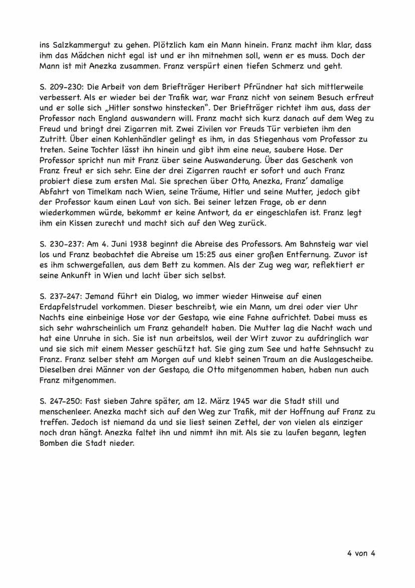Der Trafikant - Robert Seethaler
Vorwort: Die folgende Zusammenfassung beruht auf die wichtigsten Inhalte des Buches.
Neben einigen, jedoch 