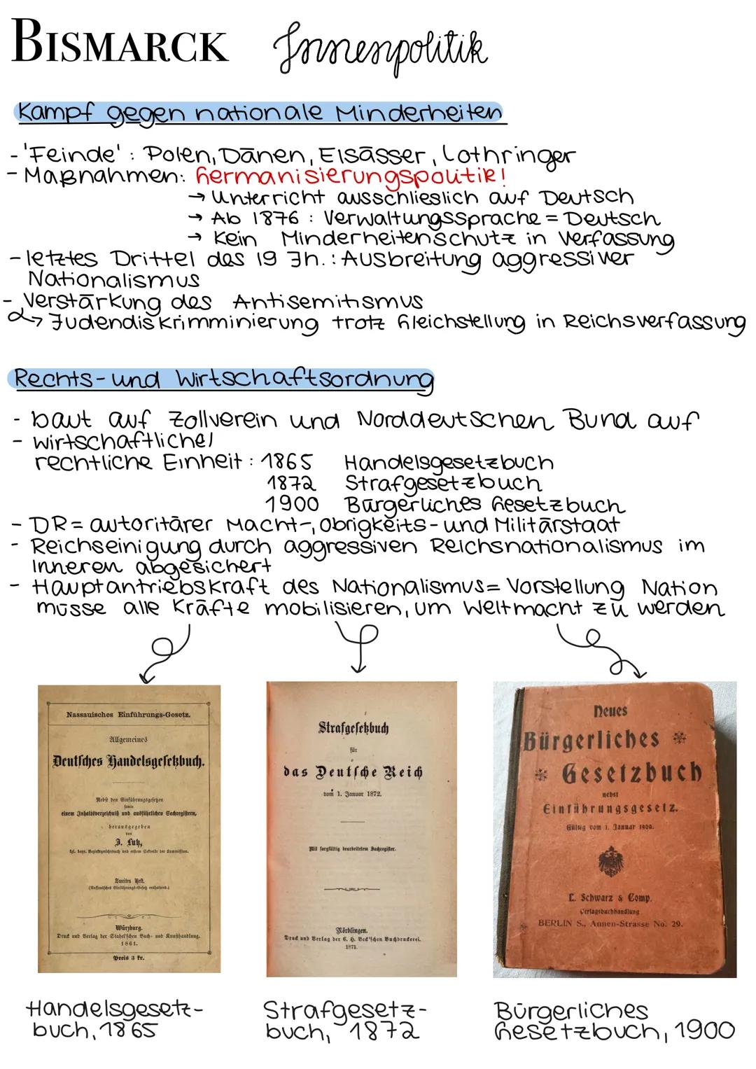 # BISMARCK Außenpolitik

AB 1871

ZIELE:

- Ausland verdeutlichen: Deutschland = saturiert"
- Isolierung Frankreichs
- Sicherung des Status 