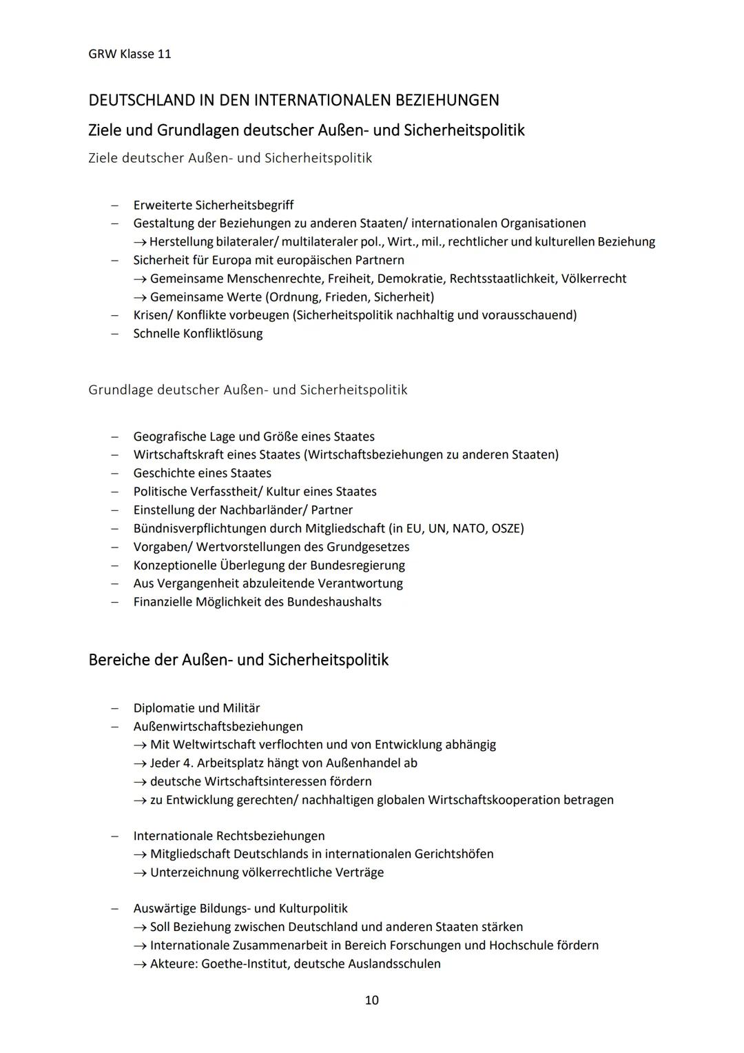 GRW Klasse 11
INTERNATIONALE POLITIK IN DER GLOBALISIERTEN WELT
Kennen von Herausforderungen für die internationale Politik im 21 Jhd.
Umgan