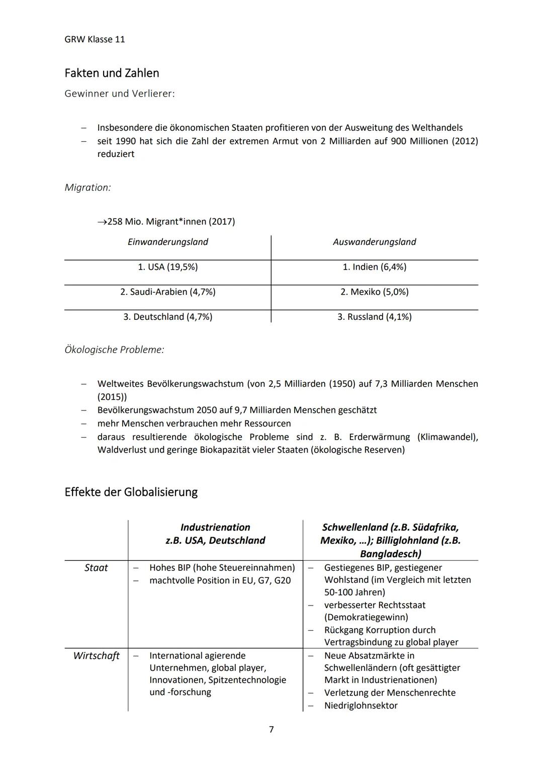 GRW Klasse 11
INTERNATIONALE POLITIK IN DER GLOBALISIERTEN WELT
Kennen von Herausforderungen für die internationale Politik im 21 Jhd.
Umgan