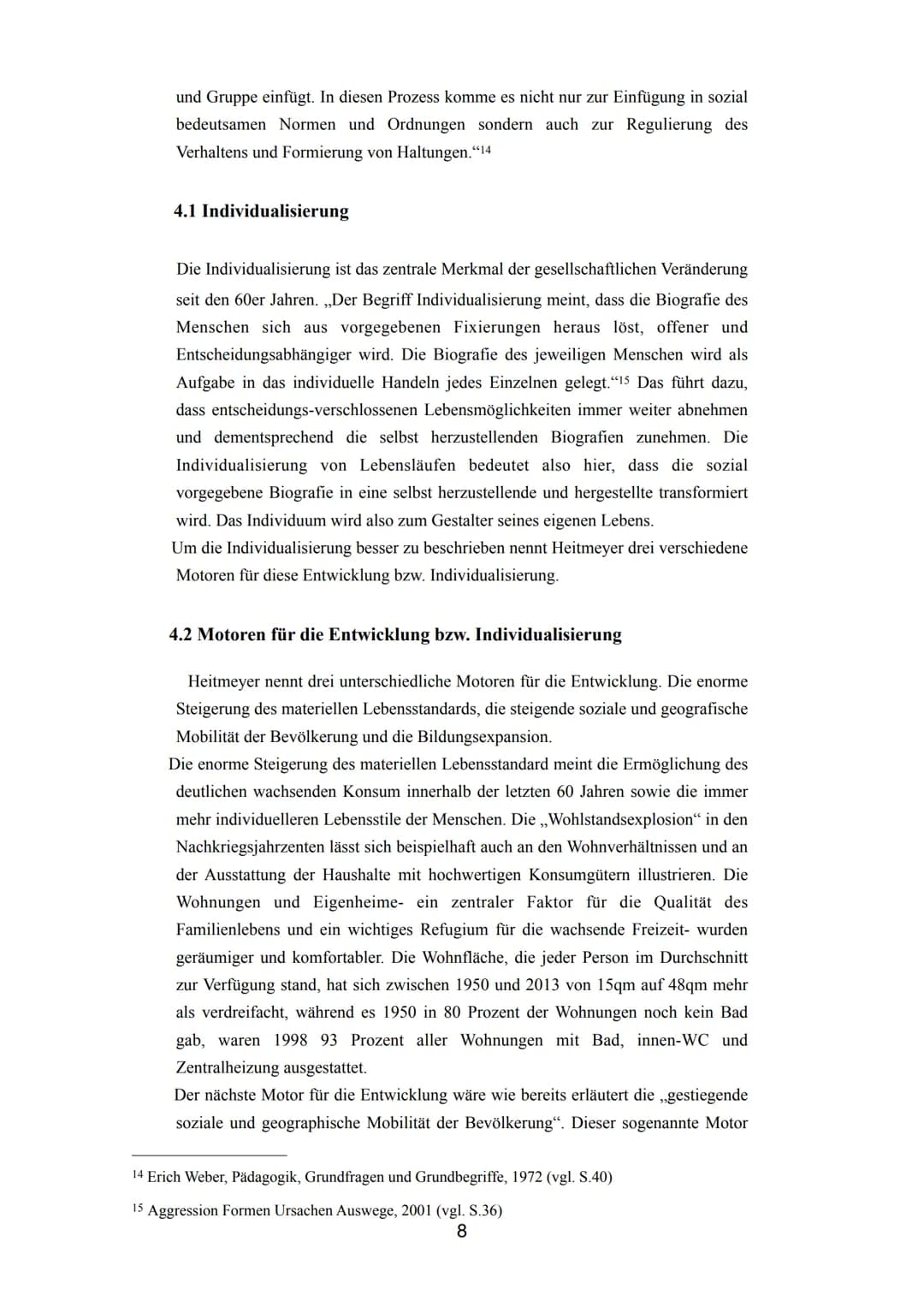 Inhaltsverzeichnis
1 Einleitung..
2 Was ist Gewalt? Was sind Aggressionen?.
3 Sozialisationstheoretisches Konzept..
4 Sozialisationstheoreti