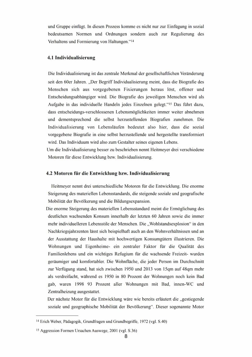 Inhaltsverzeichnis
1 Einleitung..
2 Was ist Gewalt? Was sind Aggressionen?.
3 Sozialisationstheoretisches Konzept..
4 Sozialisationstheoreti