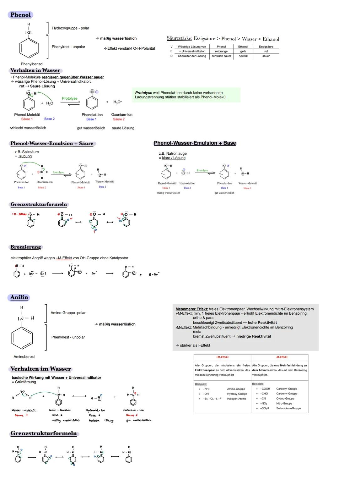 # Aromaten

## Benzol

$C_6H_6$

- konjugierte (Einfach- &) Doppelbindungen (Doppelbindungen immer durch Einfachbindungen getrennt)
- dekolo