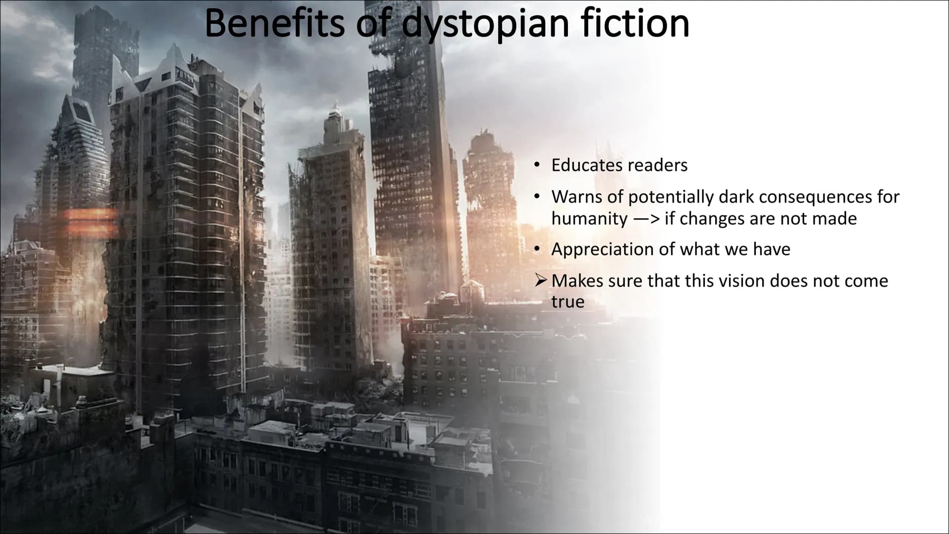 Dystopia &
utopia
From Hannah & Melike
Q2 Contents
●
●
●
●
●
Definition
Utopian Characteristics
Dystopian characteristics
Benefits of dystop