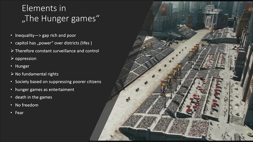 Dystopia &
utopia
From Hannah & Melike
Q2 Contents
●
●
●
●
●
Definition
Utopian Characteristics
Dystopian characteristics
Benefits of dystop
