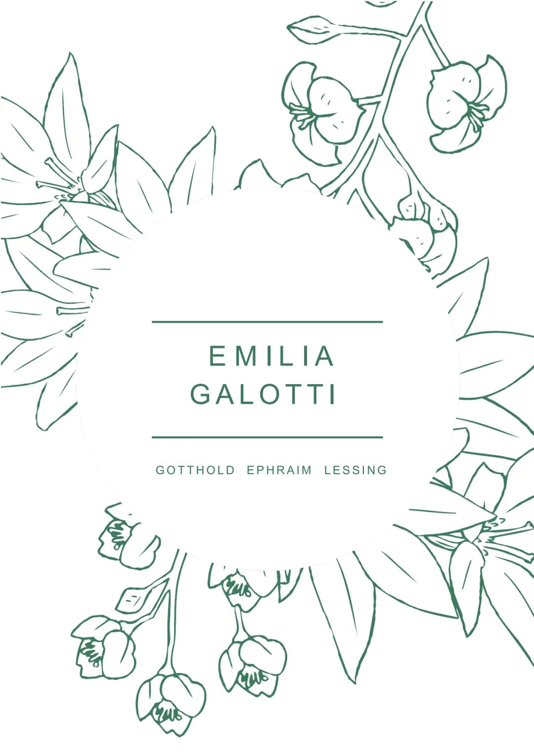 EMILIA
GALOTTI
GOTTHOLD EPHRAIM LESSING
CZ45
L'au
Mus 11_D_gk_2
Inhaltsverzeichnis:
I. Biografie
II.
III. Inhaltsangabe
IV.
V.
1. Aufzug
2. 