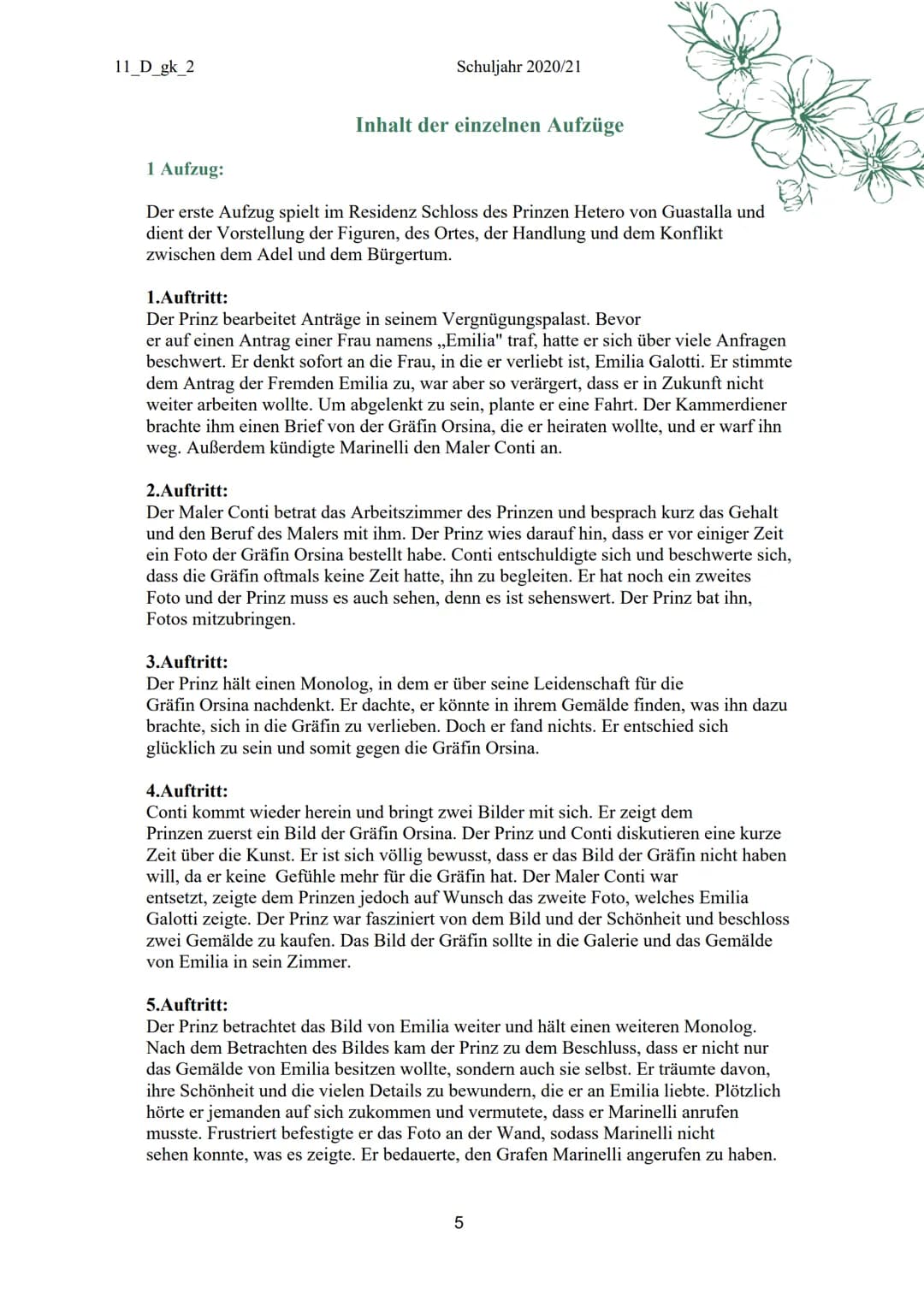 Emilia Galotti Zusammenfassung und Infos zu Gotthold Ephraim Lessing