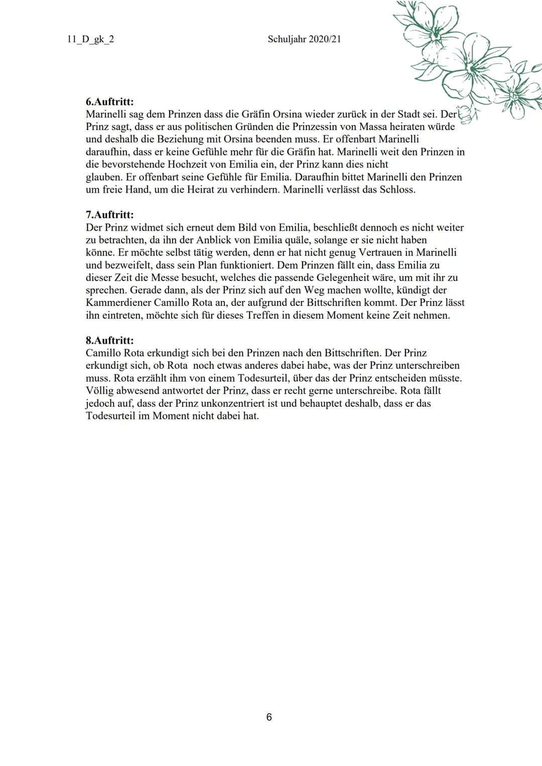 EMILIA
GALOTTI
GOTTHOLD EPHRAIM LESSING
CZ45
L'au
Mus 11_D_gk_2
Inhaltsverzeichnis:
I. Biografie
II.
III. Inhaltsangabe
IV.
V.
1. Aufzug
2. 