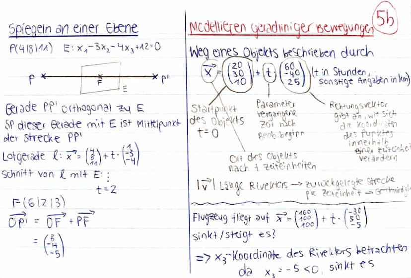 Mathe Klausur 1, J2 : Analyt. Geometrie
P
Abstand Punkt - Ebene
Abstand d (P:E): kleinste Entfernung
des Punktes P von der Ebene E; bzw.
Län