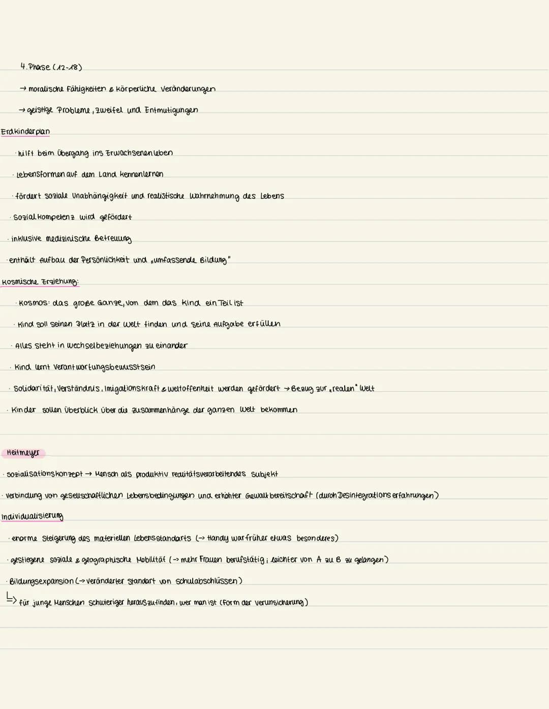 vorabi Päda (Klafki, Hurrelmann, Montessori, Heitmeyer, interkulturelle Bildung nach Nieke & Holzbrecher, Mead)
Klafki > Bildungstheorie.
no