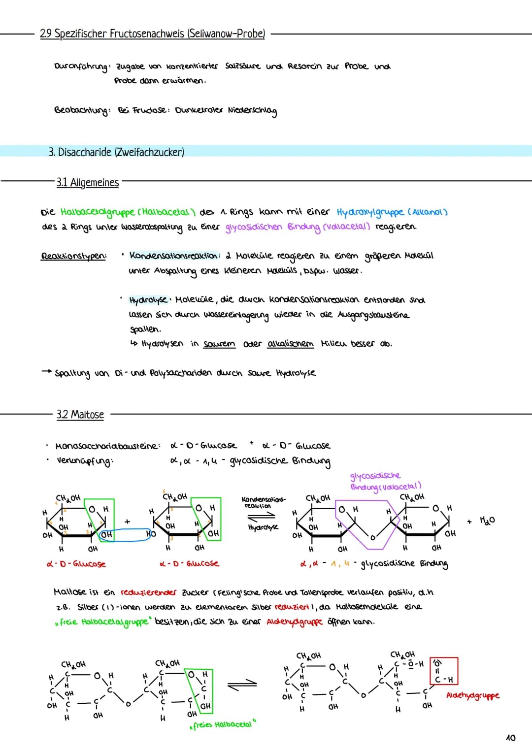 
<p>Naturstoffe</p>
<p>Als Kohlenhydrate werden Monosaccharide, Disaccharide und Polysaccharide bezeichnet. Diese organischen Verbindungen b