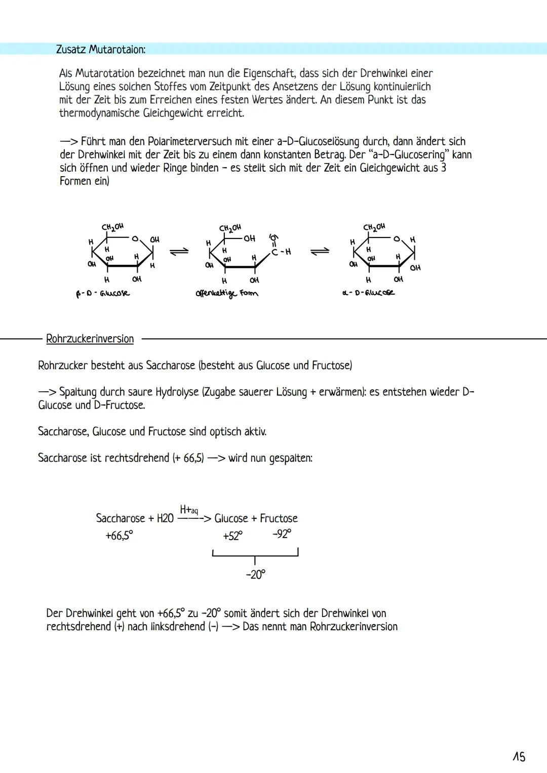 
<p>Naturstoffe</p>
<p>Als Kohlenhydrate werden Monosaccharide, Disaccharide und Polysaccharide bezeichnet. Diese organischen Verbindungen b