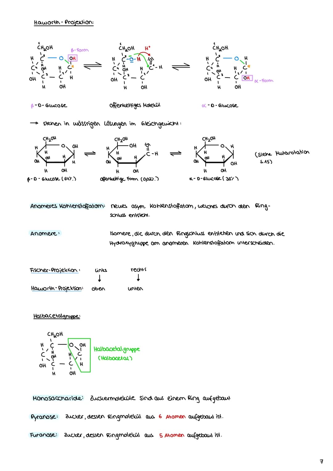 
<p>Naturstoffe</p>
<p>Als Kohlenhydrate werden Monosaccharide, Disaccharide und Polysaccharide bezeichnet. Diese organischen Verbindungen b