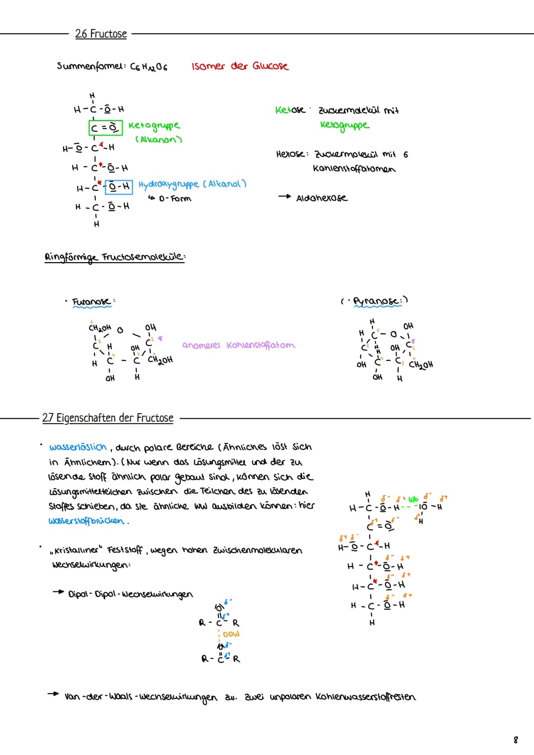 
<p>Naturstoffe</p>
<p>Als Kohlenhydrate werden Monosaccharide, Disaccharide und Polysaccharide bezeichnet. Diese organischen Verbindungen b