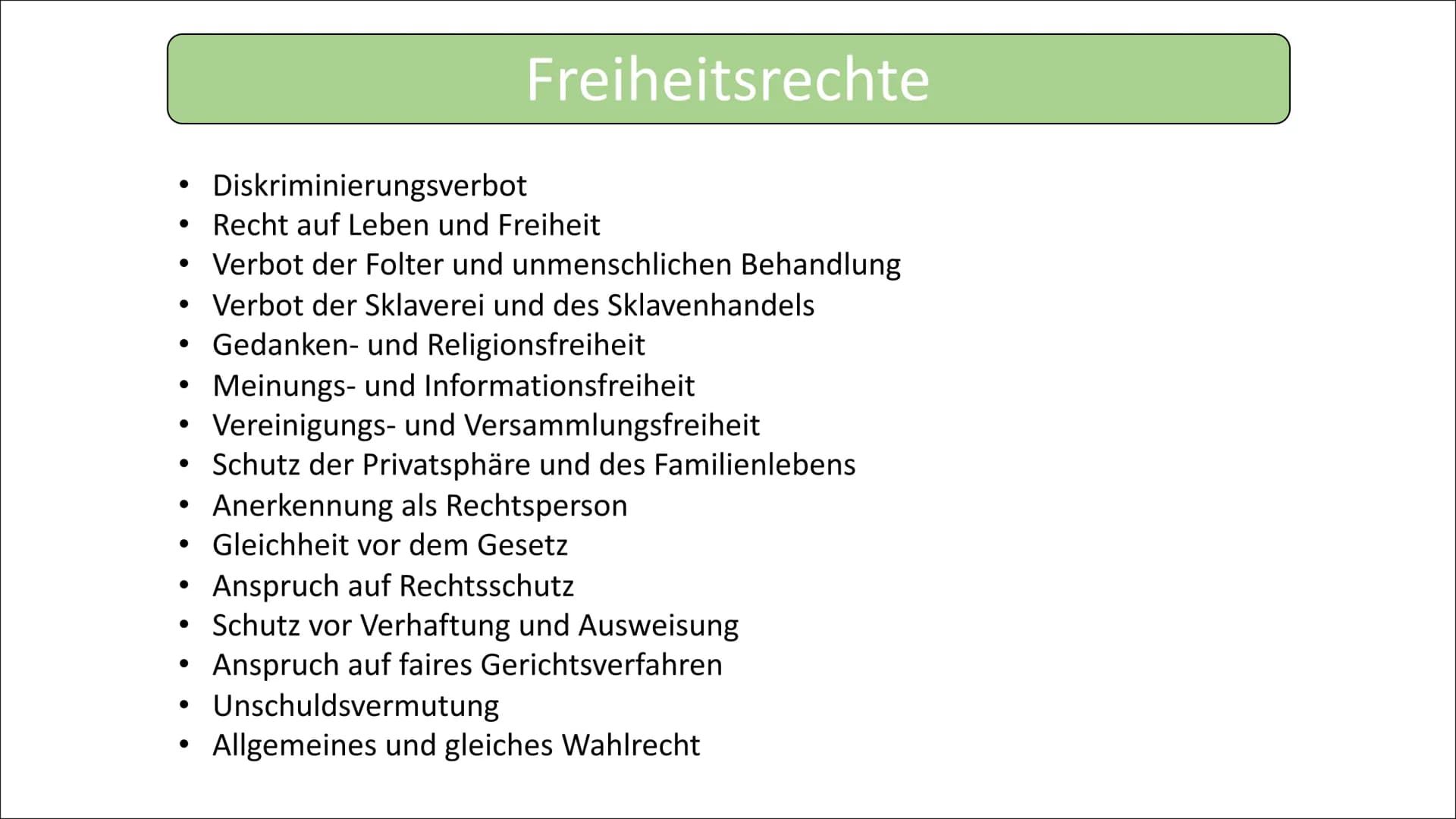 hen
W
Vel
Allgemeine Erklär
Re
Leben L
Allgemeine Erklärung der Menschenrechte
Artikel 9
Schutz vor
Verhaftung und
Ausweisung
Menschenrechte