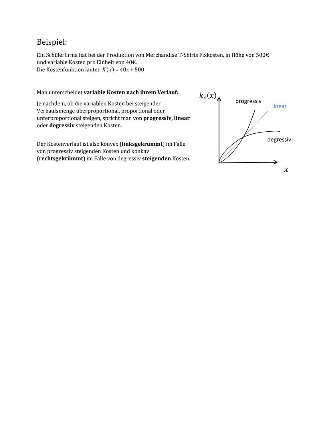 Def:
Eine Erlösfunktion ordnet jeder Produktionsmenge x die Erlöse bzw. den Umsatz zu, die mit der
Produktion dieser Menge erzielt werden.
B