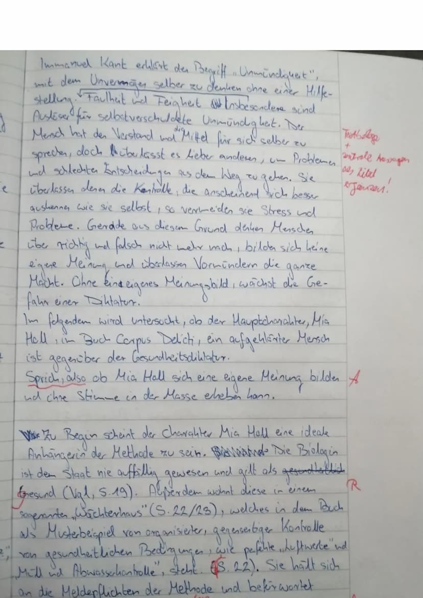 14.12.21
Liberamische Krankening
Line selbstverschuldele Unmundigheit erlebt der Mensch,
verallem im jetztines Zeitalter, durch die Digitali