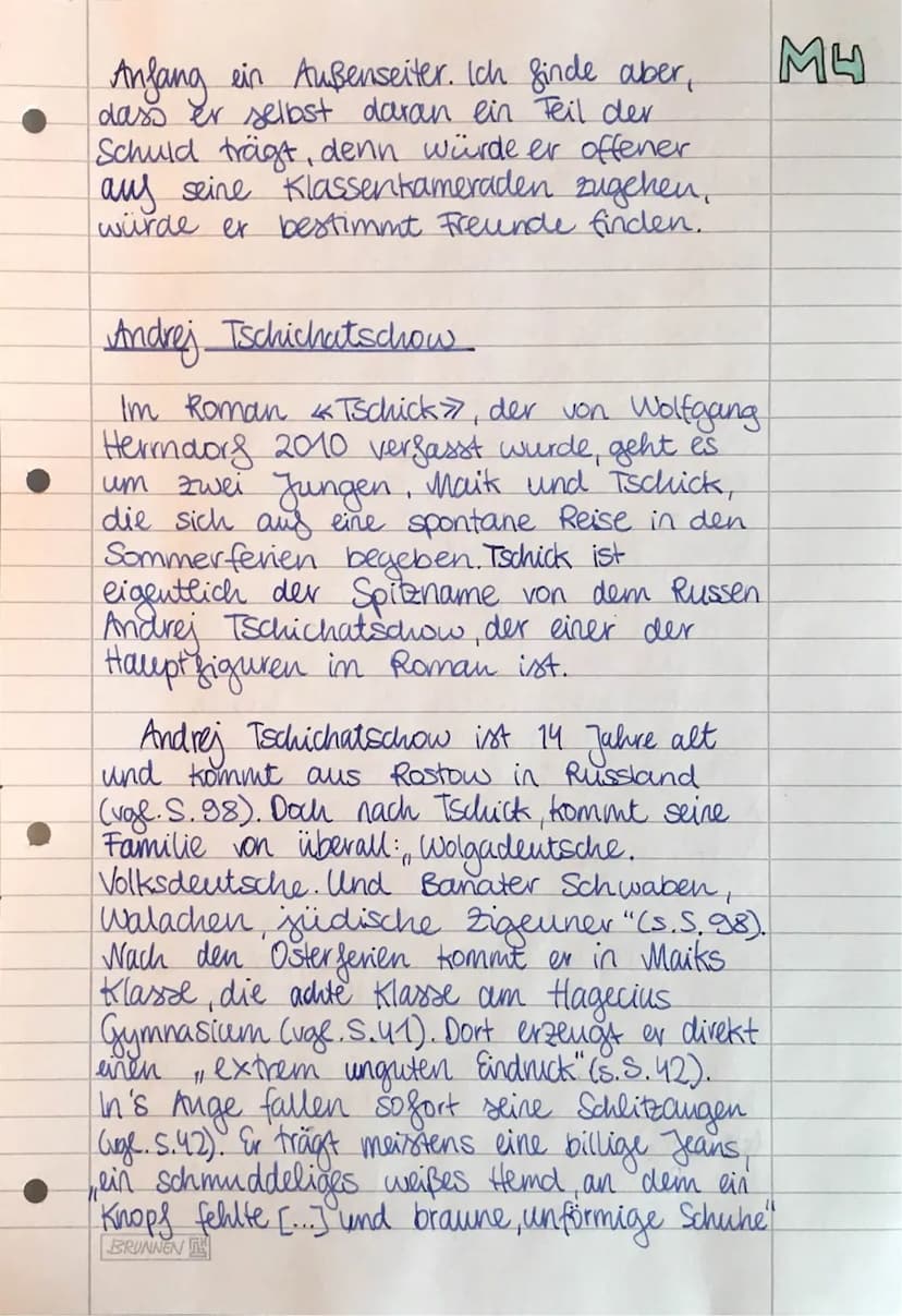 LESETAGEBUCH
zum Roman ,,Tschick“ von Wolfgang
Herrndorf
tschick
von -PFLICHTAUFGABEN-
M2: Biografie Wolfgang Herrndorf
Wolfgang Herrndorf w