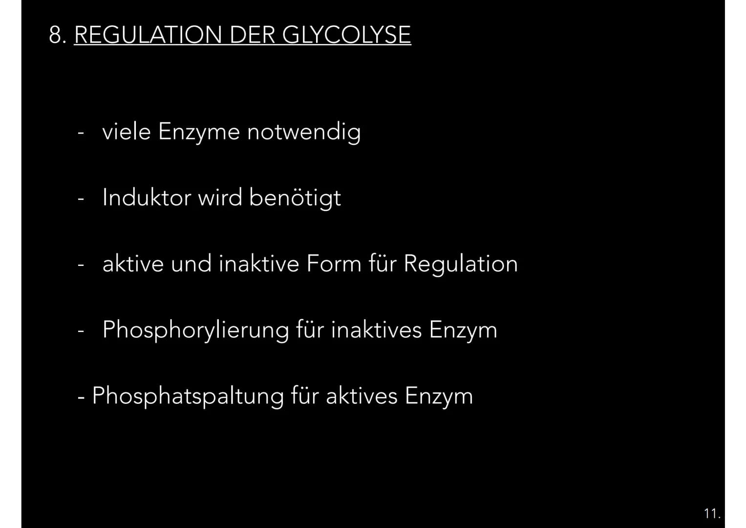 GLYCOLYSE
EIN TEILPROZESS DER ZELLATMUNG
شاہد GLIEDERUNG
1. Allgemeine Informationen
2. Hintergrund
7. Bausteine - Zellmaterial
6. Energiege