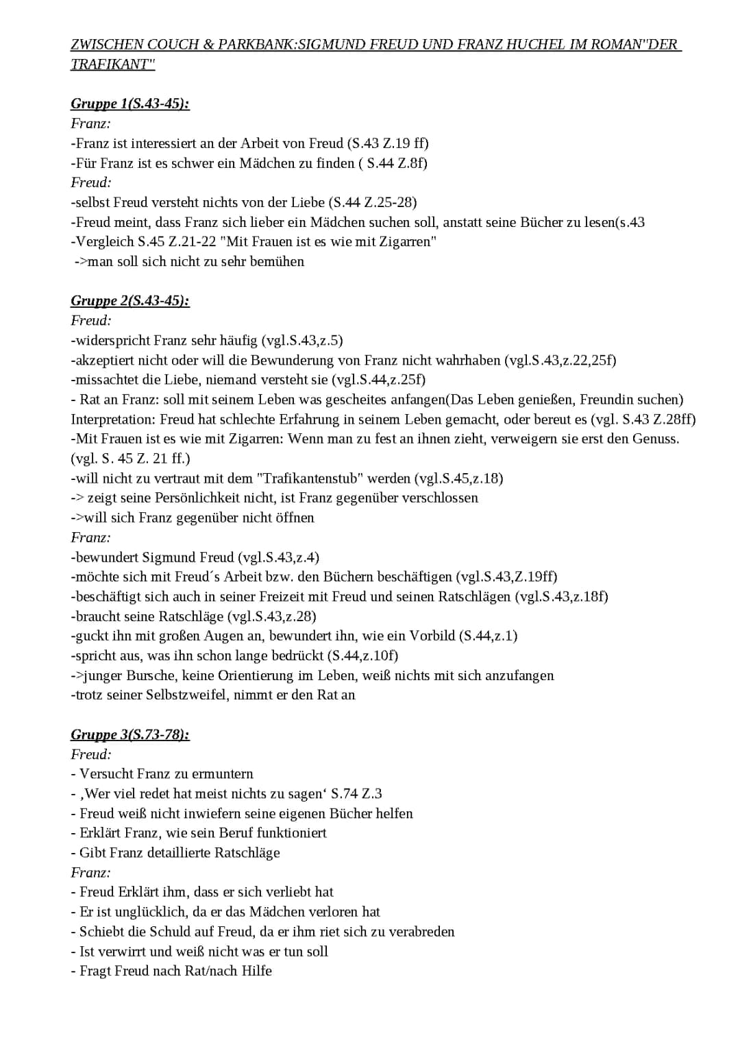 Easy Summary of 'Der Trafikant': Key Pages and Chapters for Kids