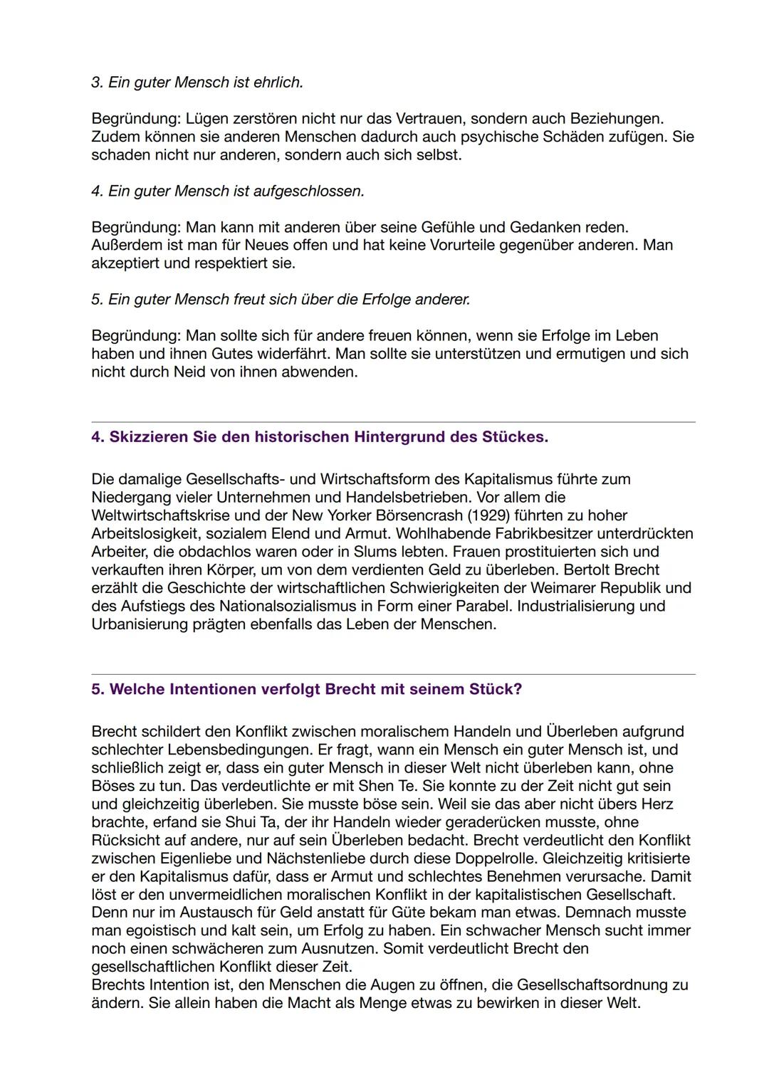 # Selbststudienaufgaben LK Deutsch

Thema: Der gute Mensch von Sezuan

1. Beschäftigen Sie sich mit der Rolle Bertolt Brechts in der deutsch