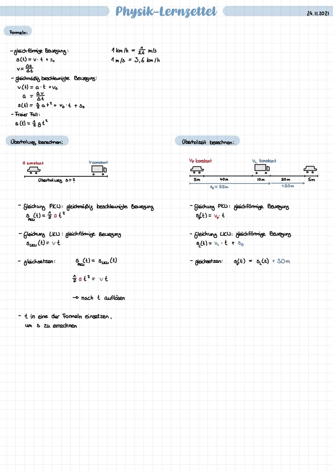 Formeln:
-gleich förmige Bewegung:
s(t)= v. t + So
1=45
V=
- gleichmäßig beschleunigte Bewegung:
v(t)= a.t +vo
a = A
s(t)= a +²+ voit + 30
-