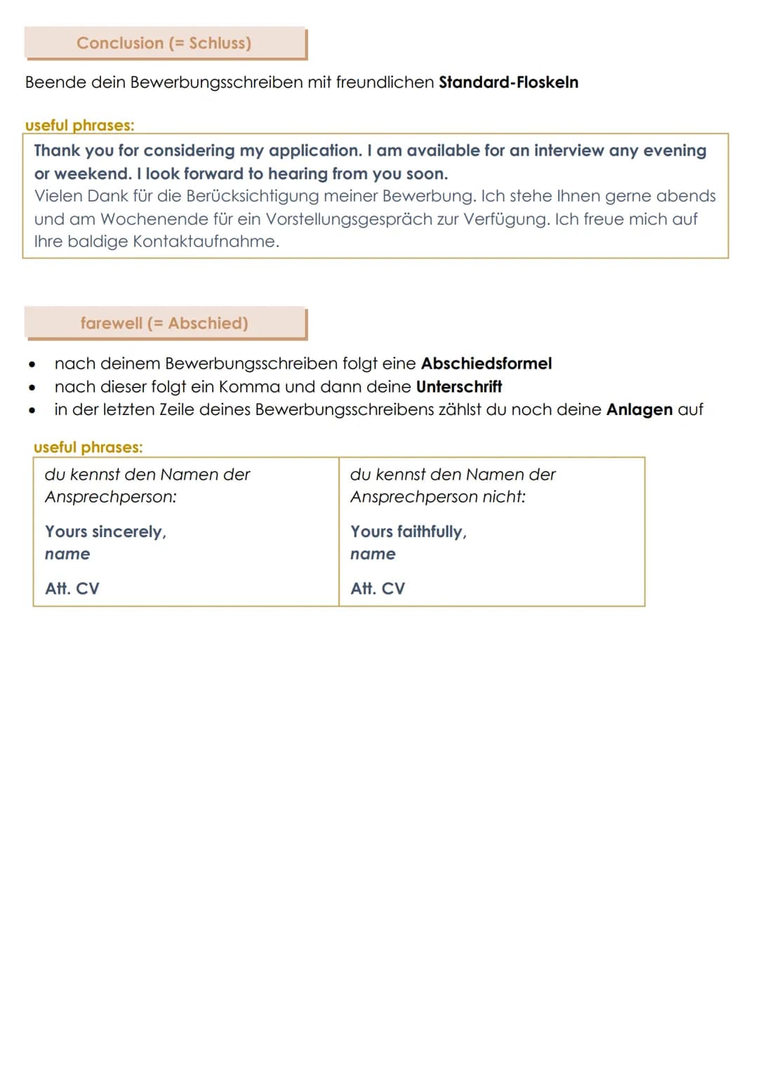 - text production -
Application letter
= Bewerbungsschreiben
Grundlagen
* Stil: sachlich und formell
* Fähigkeiten und Erfahrungen anhand vo