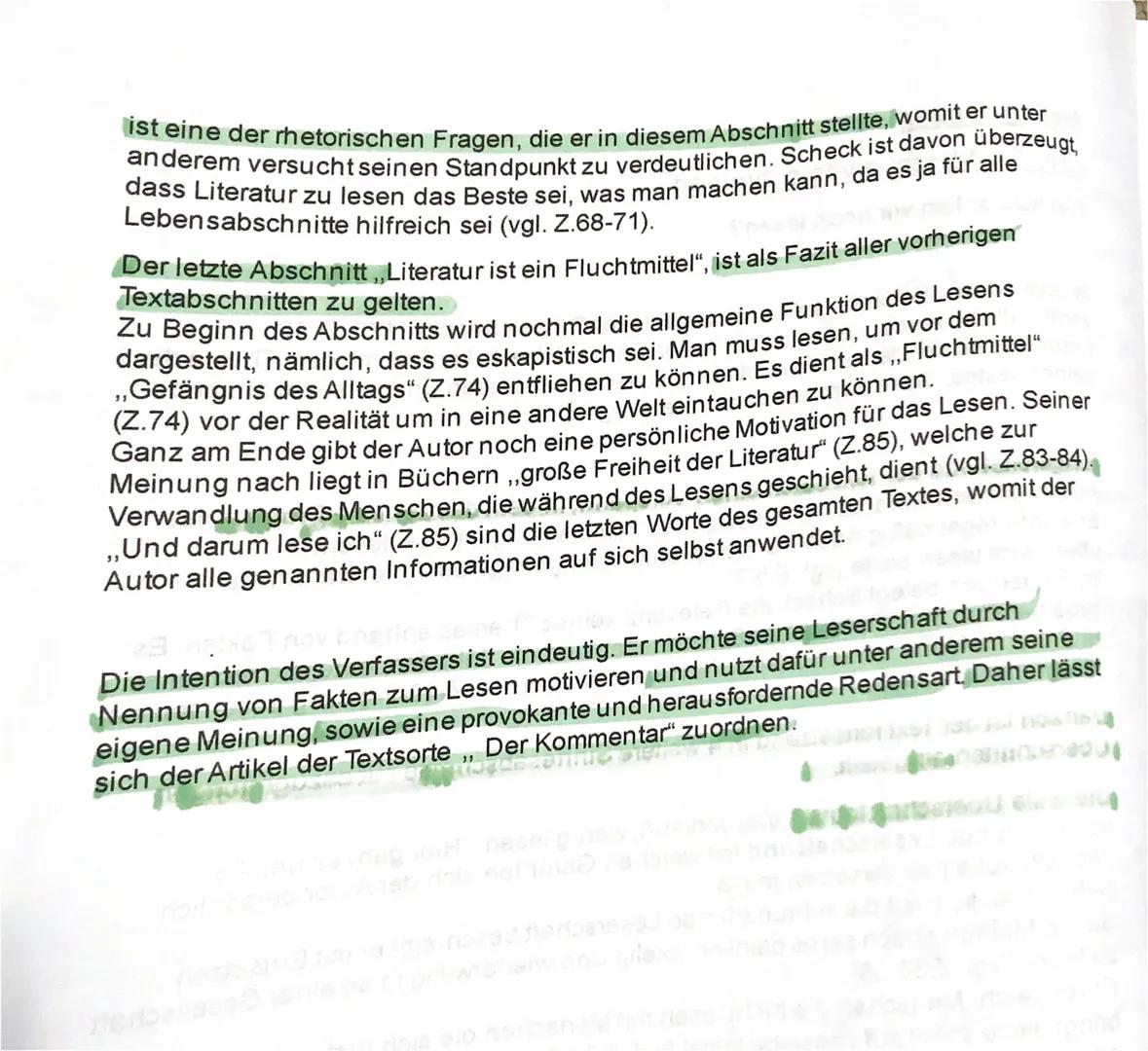 Eine Sachtextanalyse schreiben
Weshalb sollen wir noch lesen?
In dem Artikel,,Weshalb sollen wir noch lesen?", welcher am 11.03.2016
veröffe