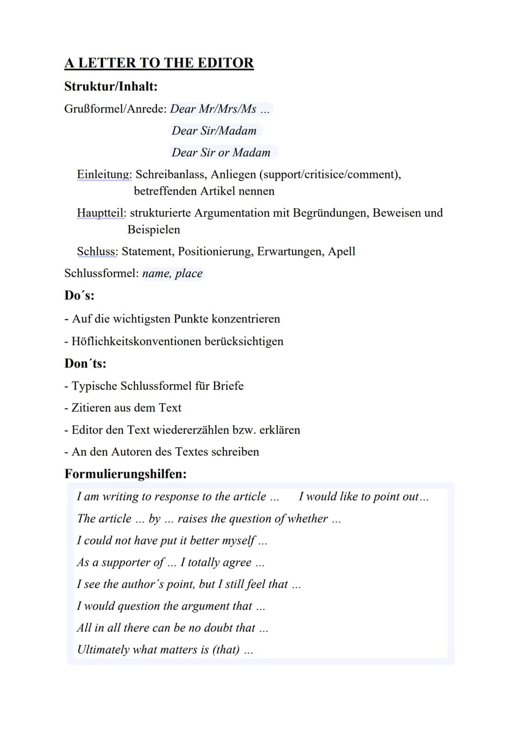 ENGLISCH ABI
AUFBAU DER ABITURKLAUSUR
SPRECHPRÜFUNG 20%
25%
55%
MEDIATION
SCHREIBEN
MEDIATION
Struktur/Inhalt:
1. TEXT LESEN UND MARKIEREN -