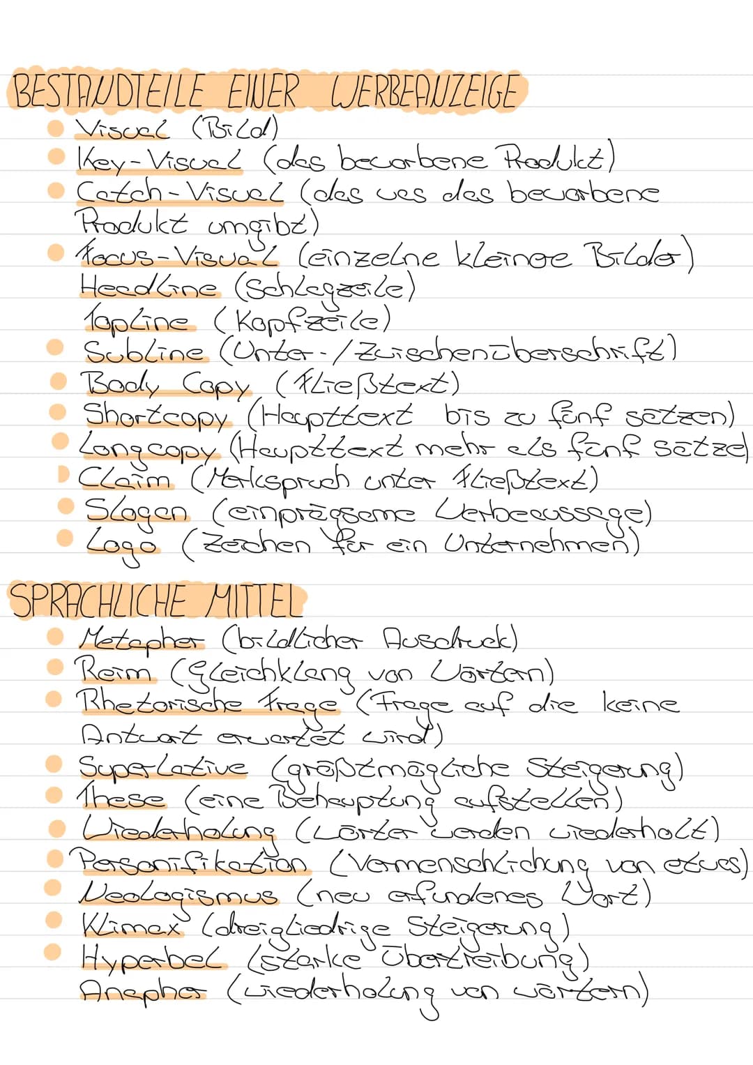 ANZEIGENANALYSE
EINLEITUNG VORBEREITUNG
worum geht es in der Anzeige / Verbung?
Las ist Lichtig makieten.
• Wer ist die Zielgruppe?
Um was f