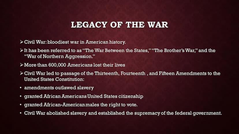 AMERICAN CIVIL WAR
(1861-1865) CONTENTS
What is Civil War?
Causes
Civil War Background
The Leaders
Battle of Bull Run
➤ Weapons of the Civil