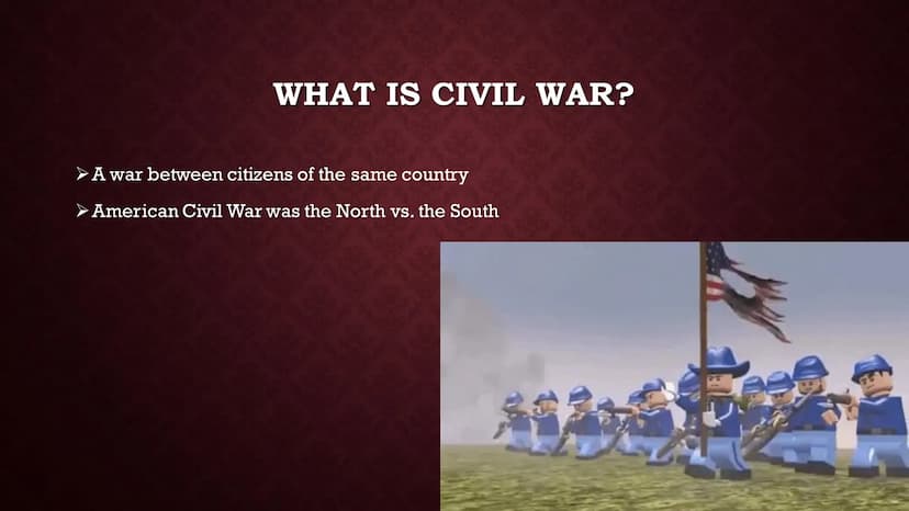 AMERICAN CIVIL WAR
(1861-1865) CONTENTS
What is Civil War?
Causes
Civil War Background
The Leaders
Battle of Bull Run
➤ Weapons of the Civil