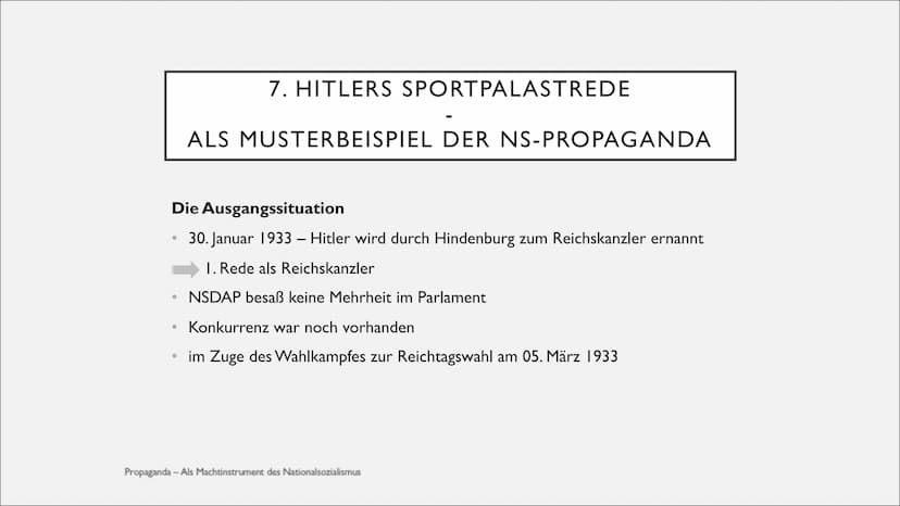 PROPAGANDA
ALS MACHTINSTRUMENT DES NATIONALSOZIALISMUS
2020/21
Ganz Deutſchland
hört den Führer
mit dem Volksempfänger INHALTSVERZEICHNIS
Ei