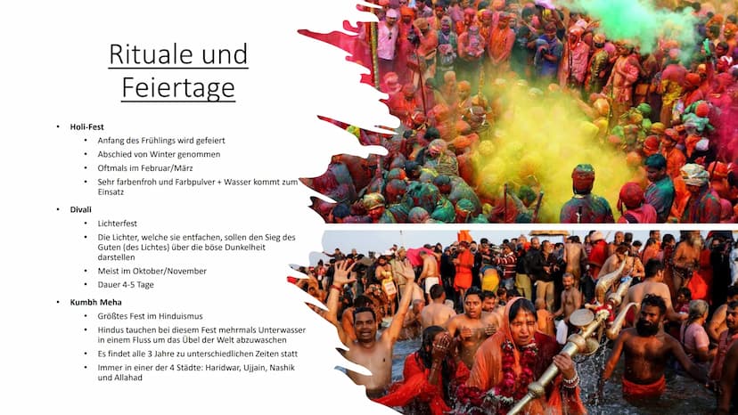 Gly
7549
Götter im Hinduismus ●
Allgemeines
• Entstehung
●
Inhaltsverzeichnis
●
Kastensystem
Wiedergeburt
Rituale und Feste
●
• Götter und G