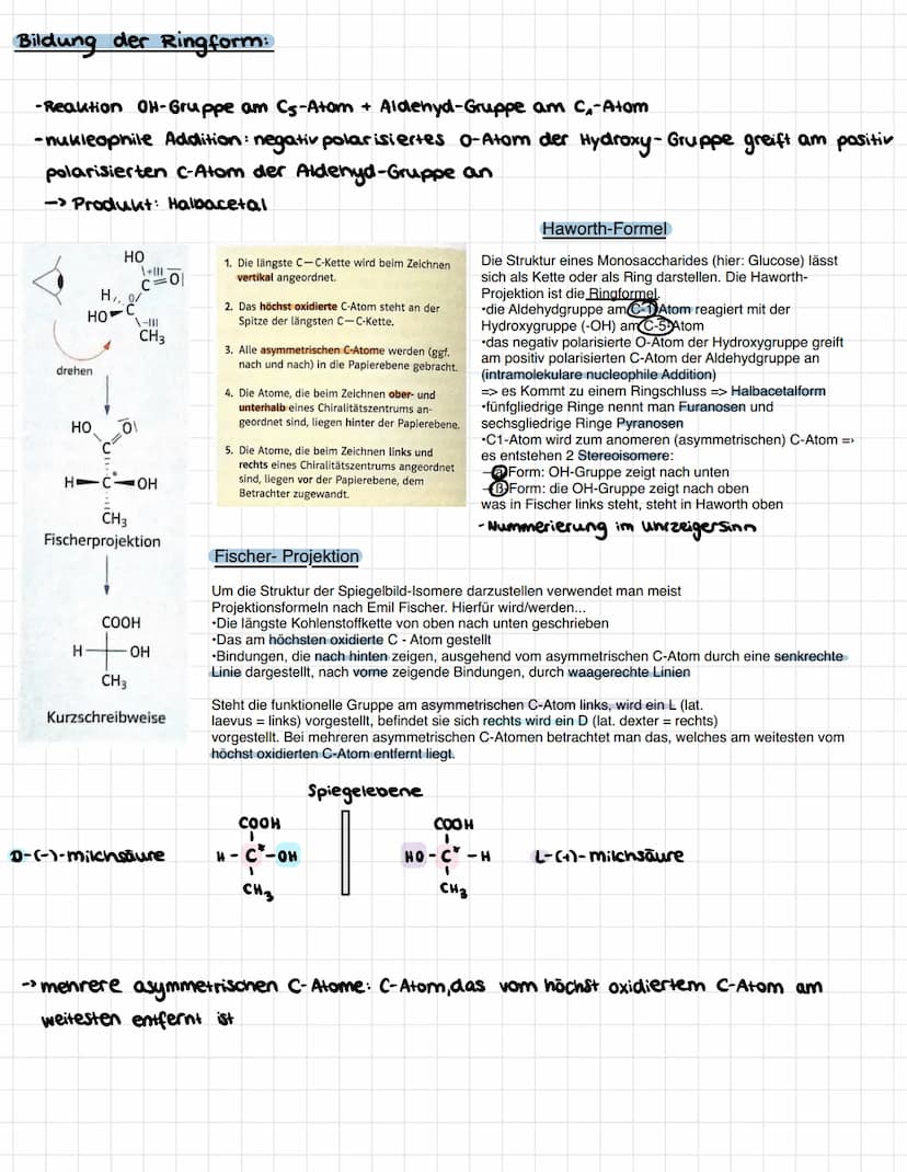 • Monosaccharide (Einfachzucker)
• Disaccharide (Zweifachzucker)
• Polysaccharide (Mehrfachzucker)
Aldose
1. Monosaccharide
Man unterscheide