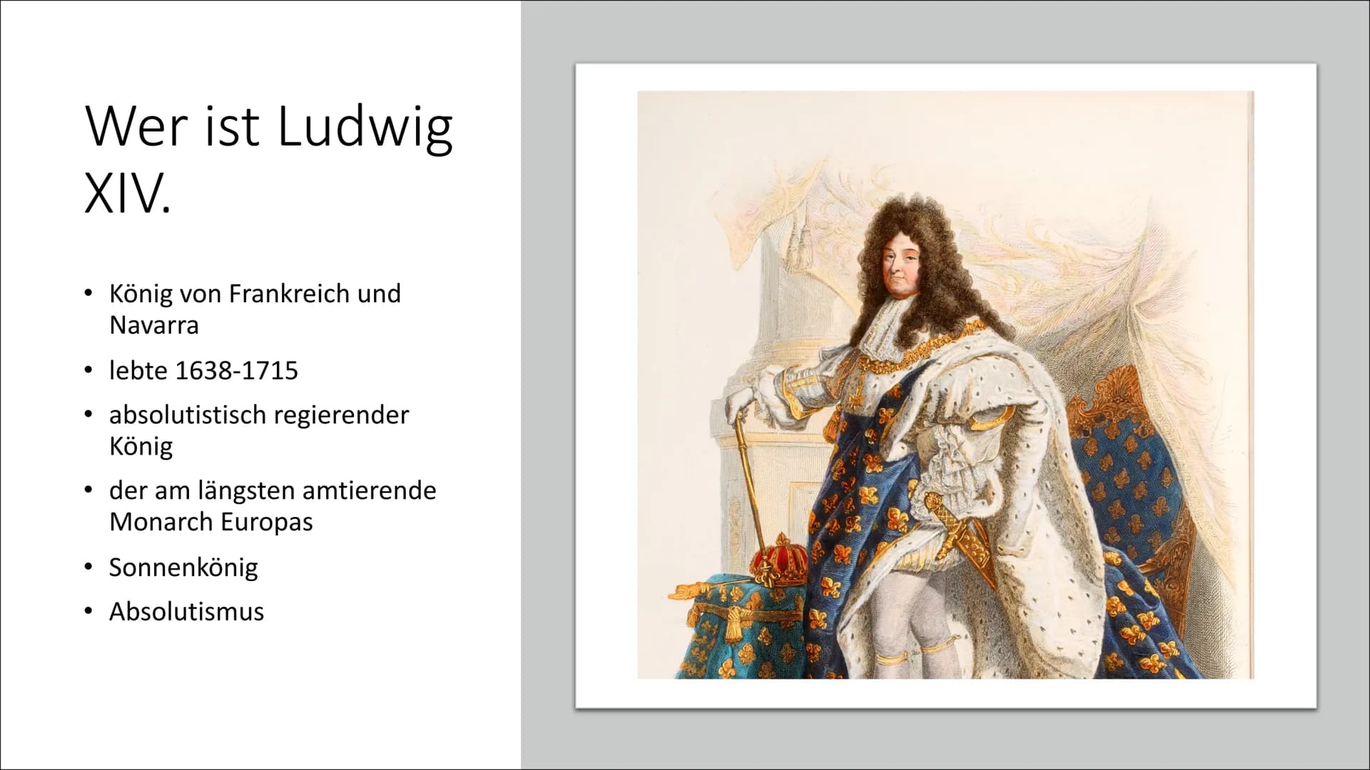 e
terte
Französische Revolution
KA ●
Gliederung
Wer ist Ludwig XVI?
Was ist die Französische Revolution?
Die 3 Stände
• Was ist Aufklärung ?