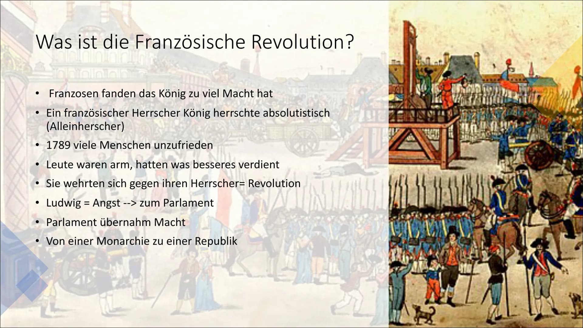 e
terte
Französische Revolution
KA ●
Gliederung
Wer ist Ludwig XVI?
Was ist die Französische Revolution?
Die 3 Stände
• Was ist Aufklärung ?