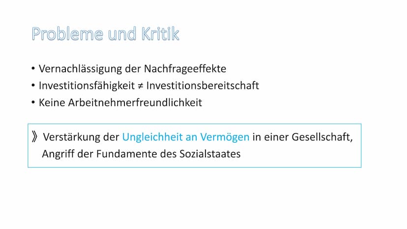 Verena Achiaa,
Christina Grottendieck,
Michelle Beitenger
Wirtschaftspolitische
Konzeptionen
Angebotsorientierte Wirtschaftspolitik
1
10
10 