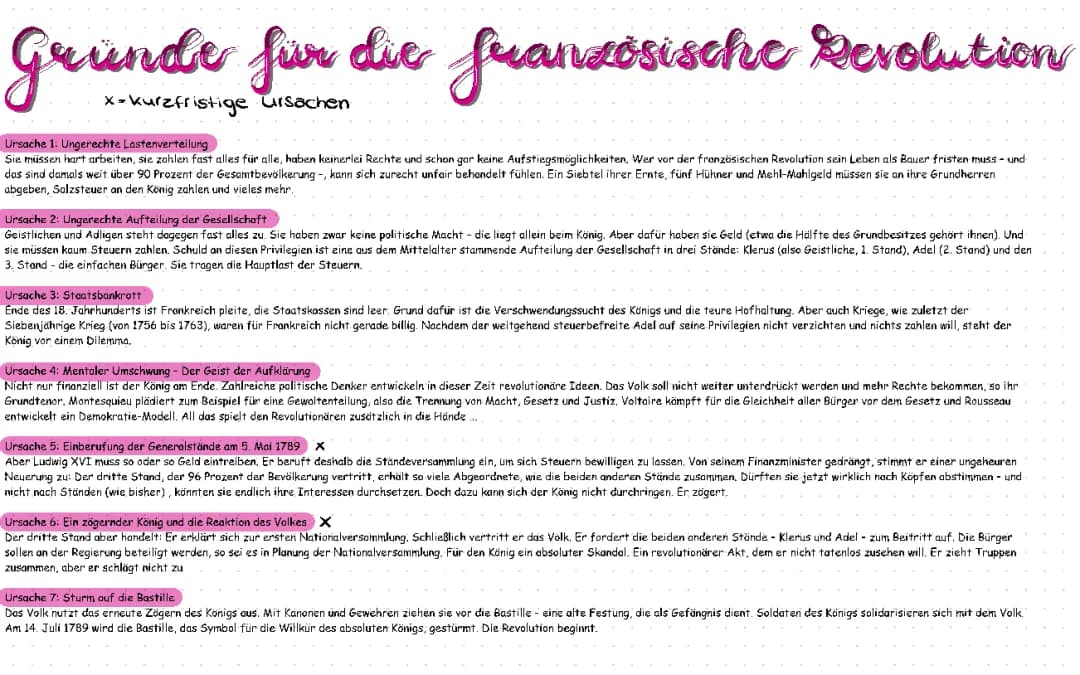 Die Französische Revolution: Ursachen, Phasen und Verlauf einfach erklärt