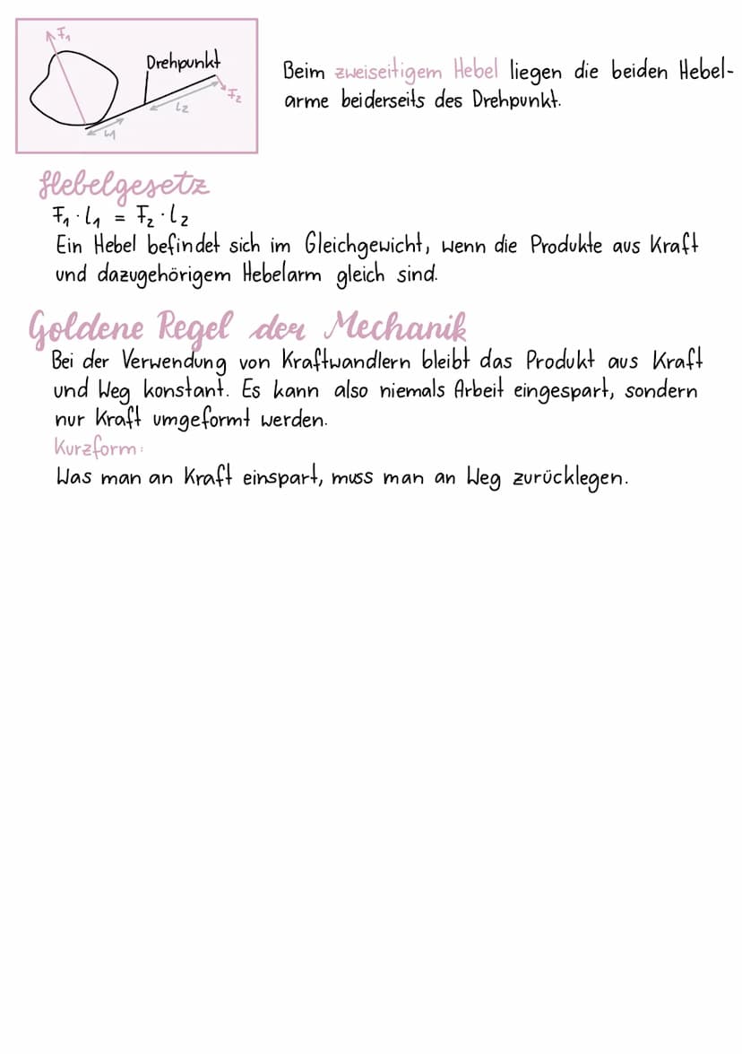 Kraftwandler
feste Rolle
Mithilfe einer festen Rolle und eines Seils kann
man die Richtung einer Kraft ändern. Kraft
und Last sind gleich gr